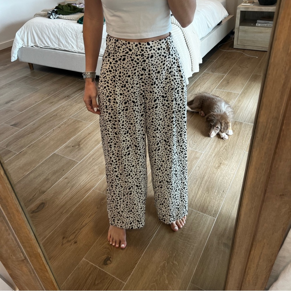 Zara xs small animal print pants